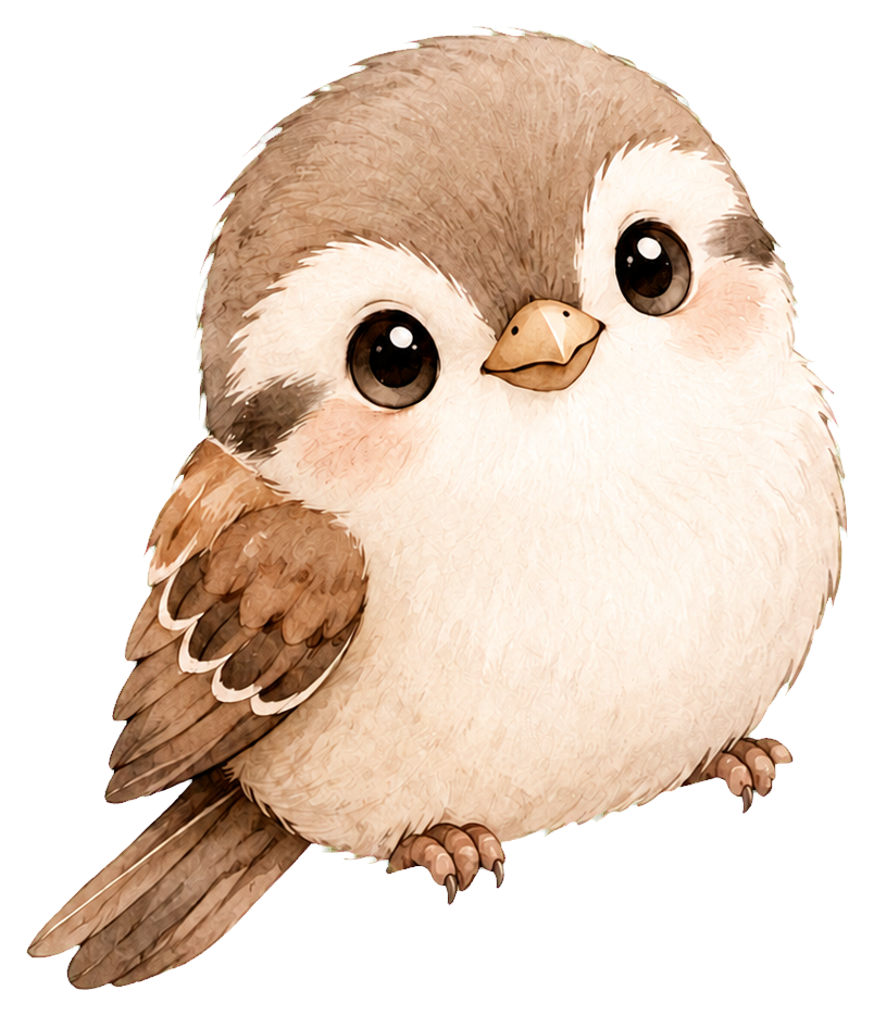 Solomon, Prayer Flip's sparrow mascot